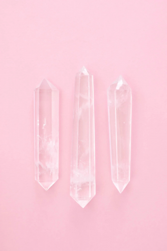 Crystal Double Terminated Points Massage Wands